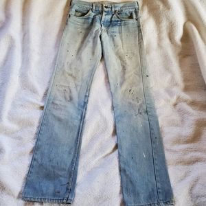 Sears Thumbs Up Distressed Vintage Jeans, Sz 34x36